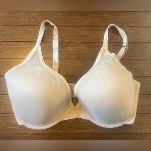 Thirdlove Perfect Coverage Bra 34F Nude color Lightly Lined Underwire Adjustable